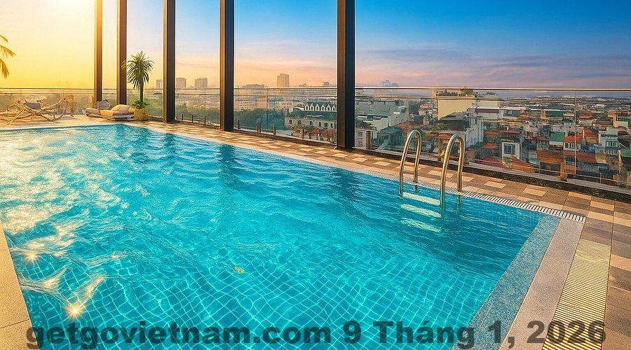 Ban công phòng Minasi HanoiOI LakeSide Hotel – điểm cộng hiếm có so với nhiều khách sạn trung tâm Hồ Gươm