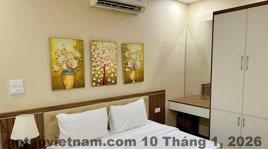 Hành lang EVEREST HOTEL – khách sạn quy mô nhỏ, không có tiện ích giải trí