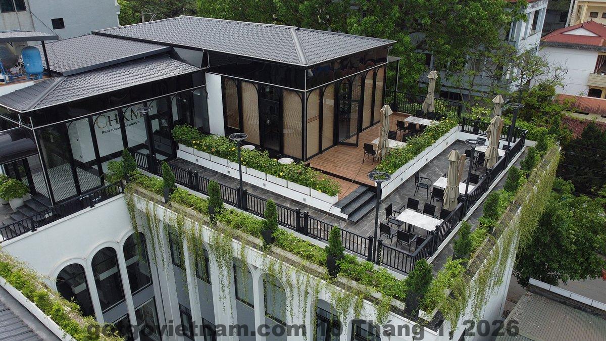 Không gian đô thị Cao Bằng nhìn từ trên cao – bối cảnh xung quanh sôngbằngHotel