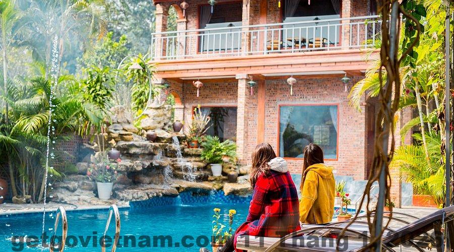 Bữa sáng tại Gia Nguyễn Hotel&Homestay với các món Á truyền thống