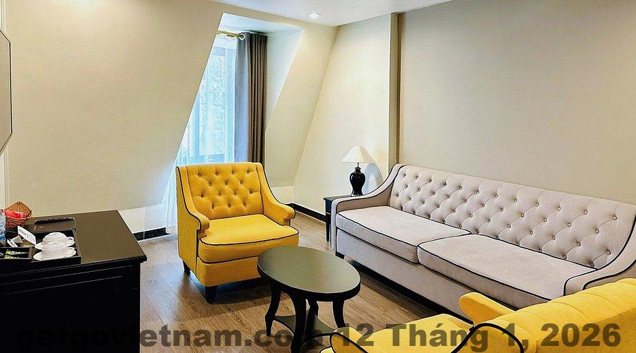 Không gian tiện ích bên trong Hotel Sapa Square với spa quy mô nhỏ