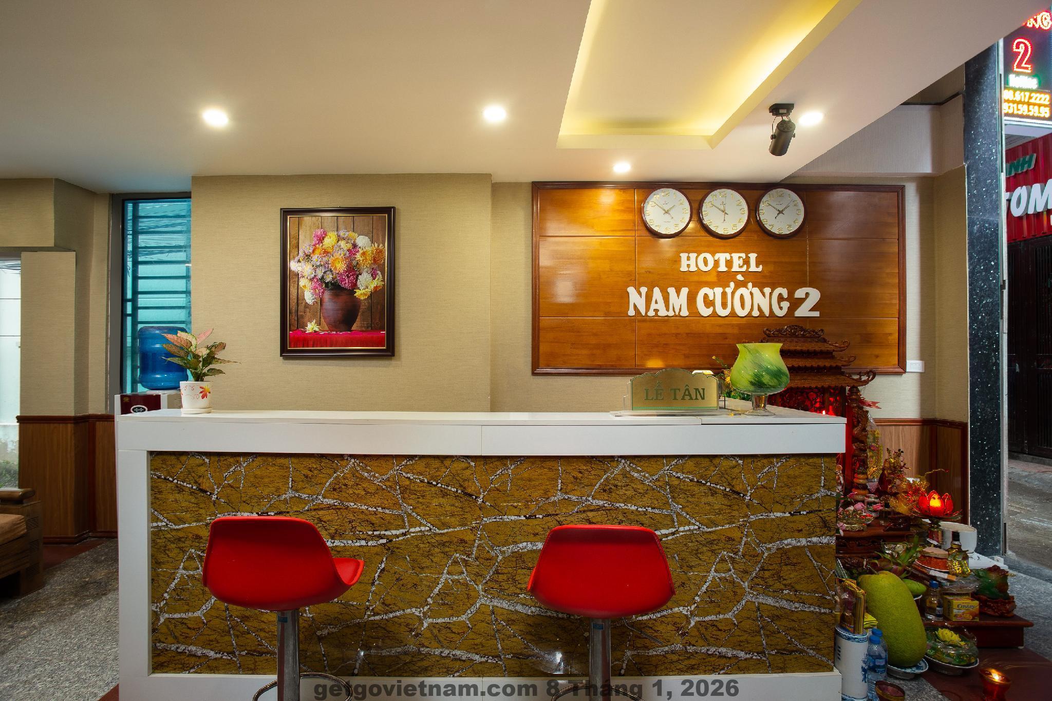 Phòng nghỉ Nhà nghỉ Nam Cường 3 với nội thất cơ bản và diện tích nhỏ