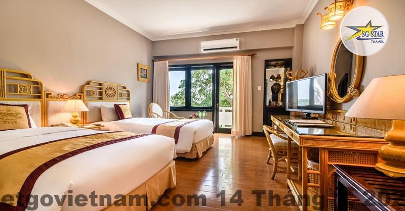 Khu vực nhà hàng Khách Sạn Hương Giang Yên Bái