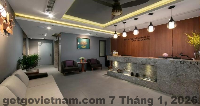 Khu vực ăn sáng buffet tại Alisa Hotel & Spa