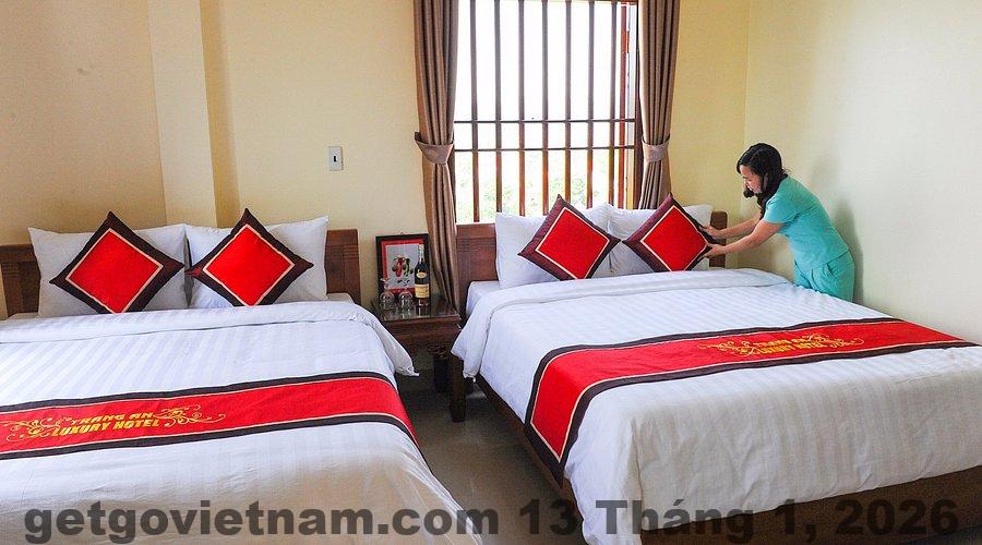 Phòng Deluxe tại Trang An Luxury Hotel
