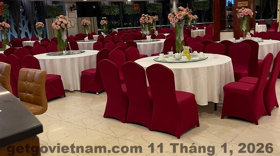 Không gian tổ chức tiệc và nhà hàng tại Khách sạn AP Plaza Hòa Bình