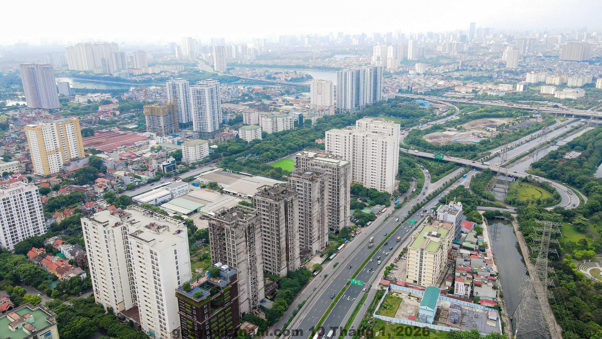 Toàn cảnh khu dân cư Hà Nội nơi Mao'house tọa lạc