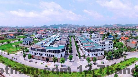 Toàn cảnh thị xã Đông Triều Quảng Ninh với không gian yên tĩnh, phù hợp nghỉ ngơi ngắn ngày