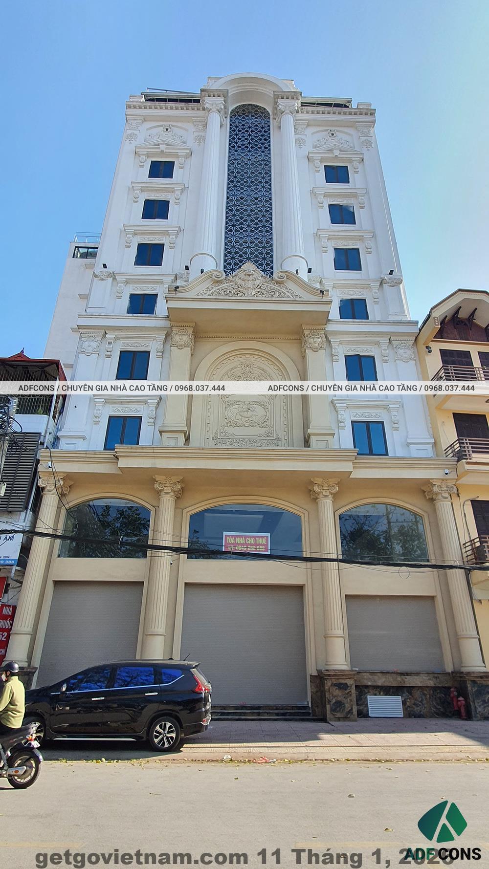 Tổng thể quy mô Khách sạn Marina Lạng Sơn nhìn từ bên ngoài