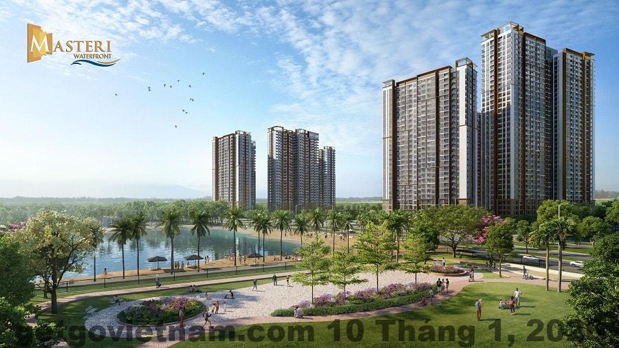 Dự án Masteri Waterfront – khu đô thị nơi Sunlight Condotel Hanoi tọa lạc