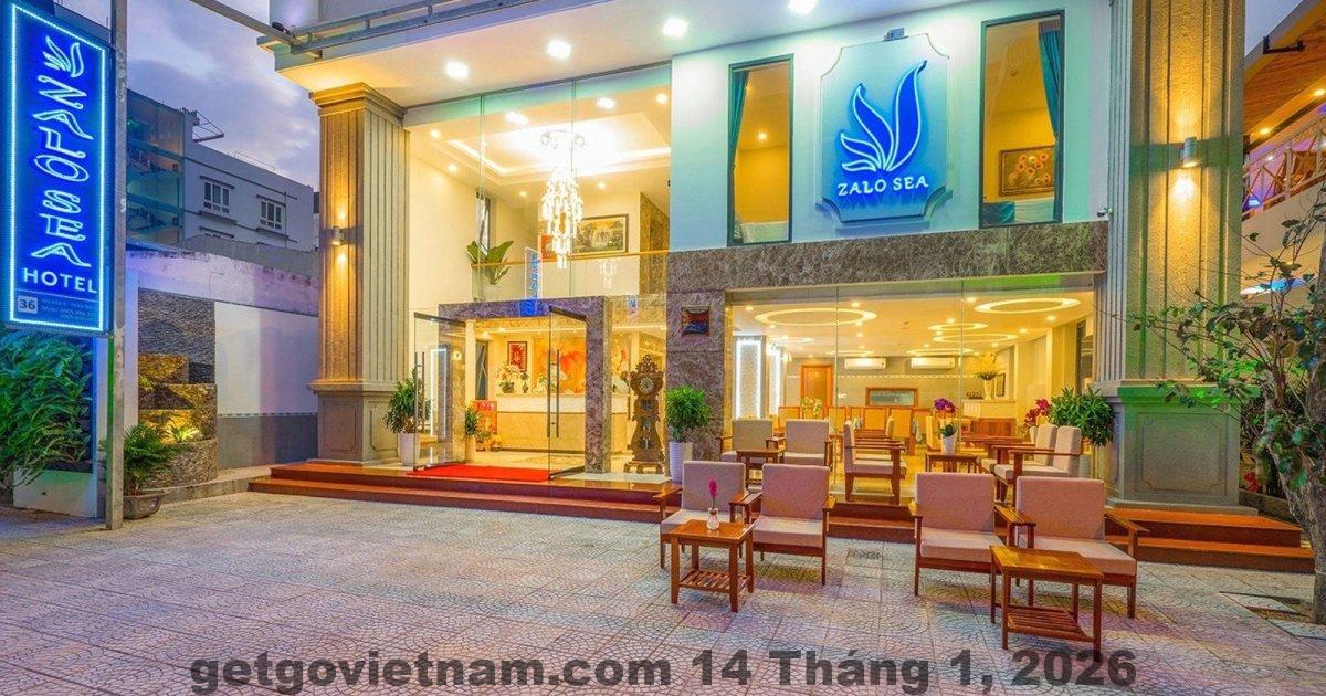 Khu vực buffet ăn sáng tại Tashi Ocean Garden Hotel & Apartment Da Nang