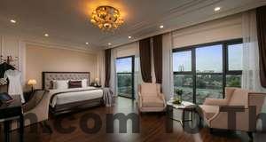 Phòng gym của khách sạn, được trang bị đầy đủ máy móc cho các buổi tập luyện nhẹ.