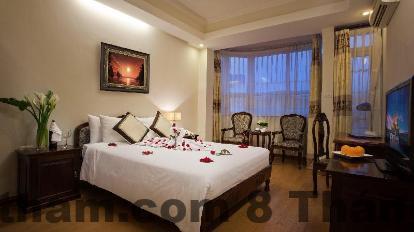 Bữa sáng tại Camella Hotel với nhiều món ăn phong phú