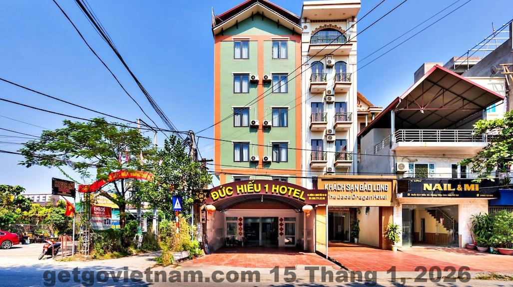 Phòng ngủ HANZ Duc Hieu 1 Hotel với giường đôi, nội thất cơ bản