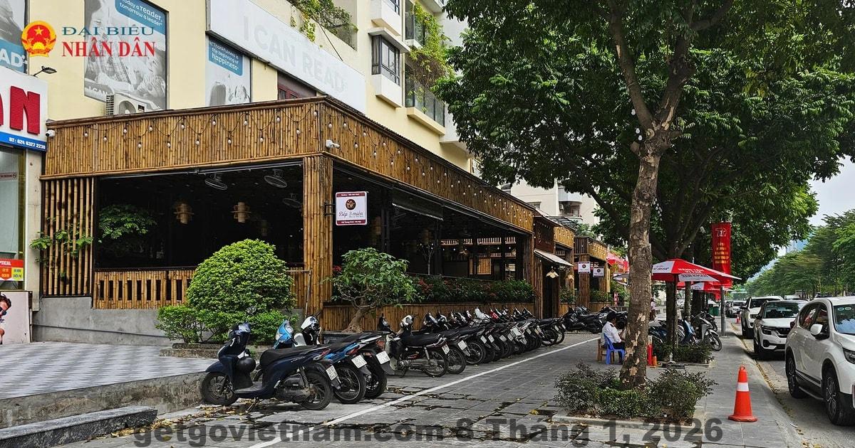 Khu vực Trung Kính Cầu Giấy với nhiều lựa chọn ăn uống xung quanh khách sạn