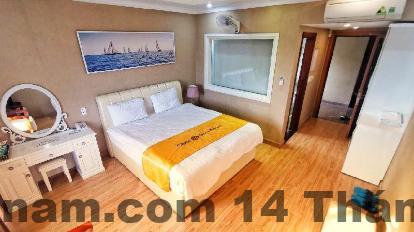 Bữa sáng tại Cham Hotel với nhiều lựa chọn món ăn.