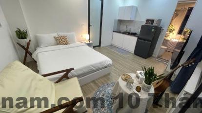 Khu lễ tân căn hộ KimmyHousing 48 Tô Ngọc Vân