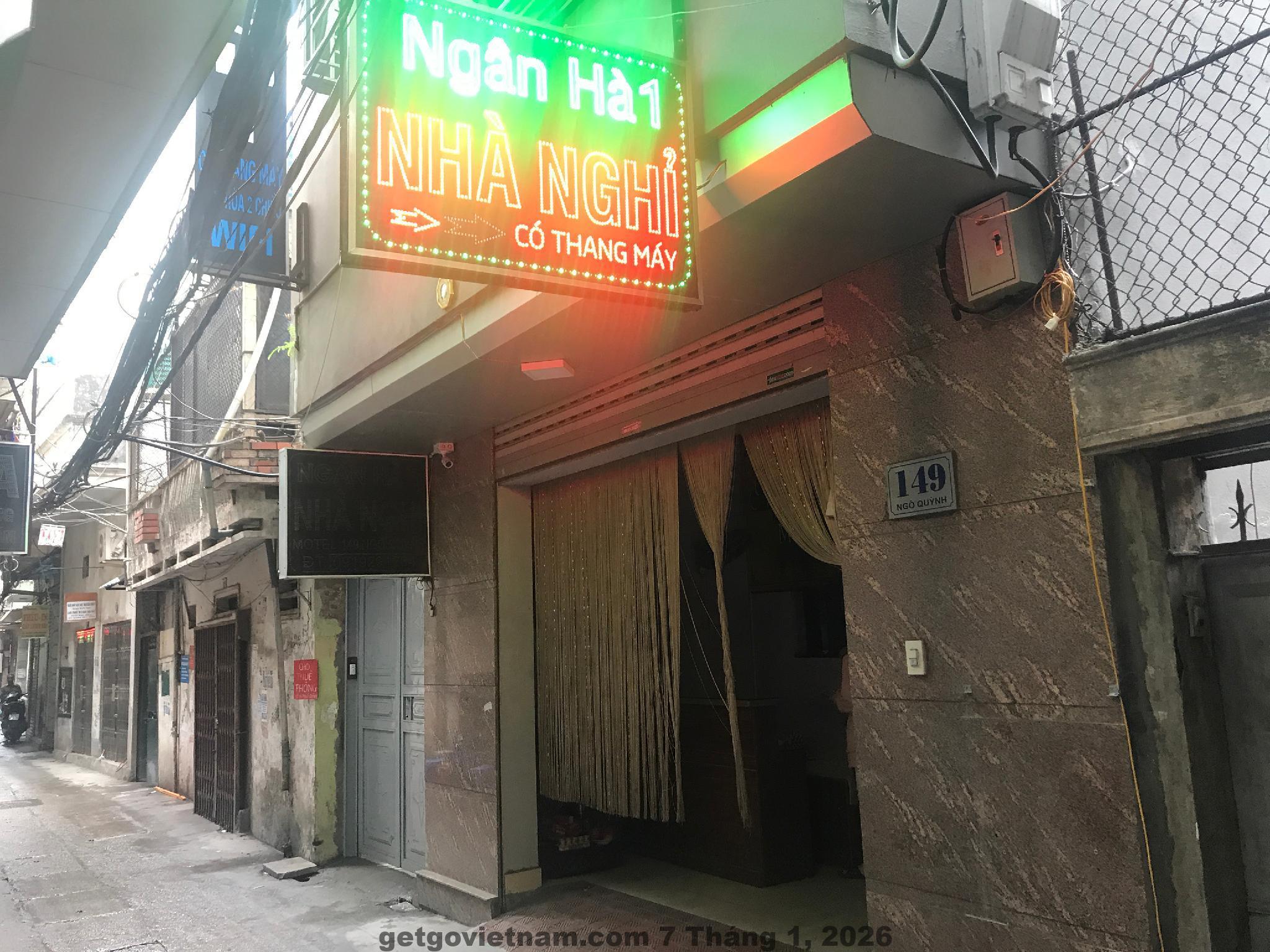 Sảnh lễ tân Khách sạn Ngân Hà Hà Nội