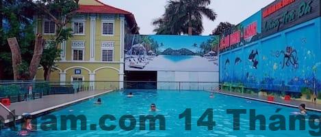 Khu vực lễ tân Khách sạn Sunny House với phong cách đơn giản