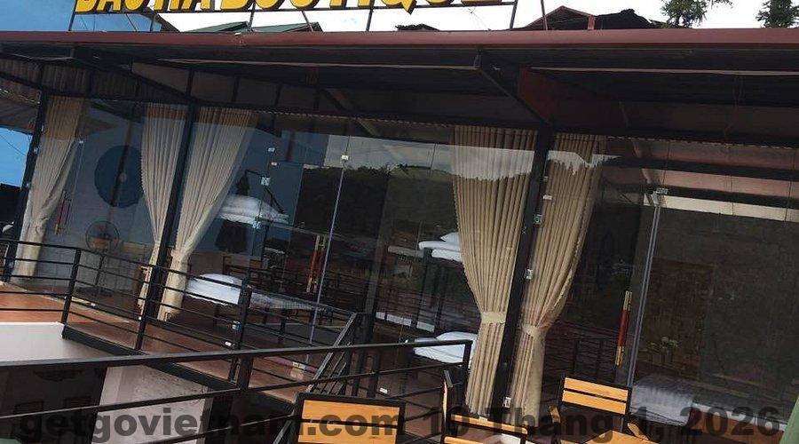 Bữa sáng đơn giản tại Bac Ha Boutique với các món cơ bản