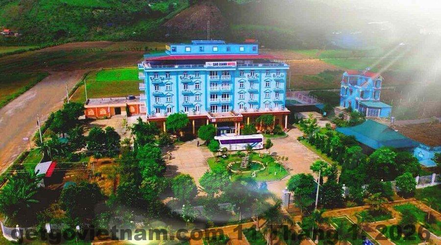 Vị trí khách sạn Sao Xanh Sơn La gần trung tâm hành chính và khu dân cư