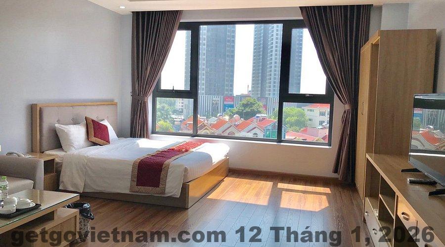 Sảnh lễ tân VENUS HOTEL K15 Bắc Ninh rộng rãi, ánh sáng tốt và bố trí gọn gàng