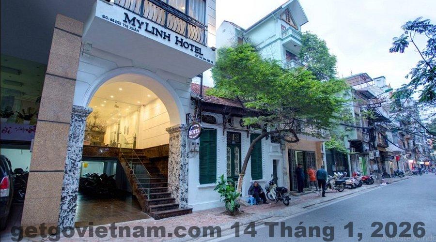 Khu vực lễ tân rộng rãi tại khách sạn Xuân Mai