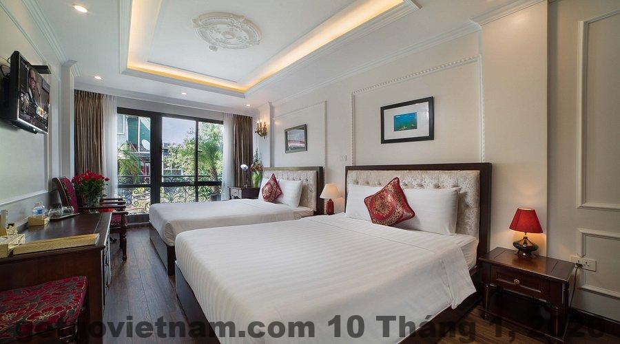 Khu vực buffet sáng tại Hanoi Sail Hotel