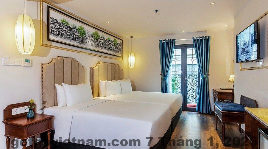 Phòng tiêu chuẩn tại Hanoi Calista Hotel với diện tích nhỏ gọn