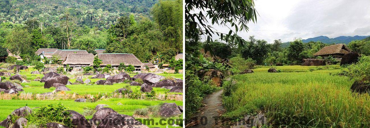 Nội thất đơn giản nhưng ấm cúng tại phòng nghỉ của Dong Que Homestay