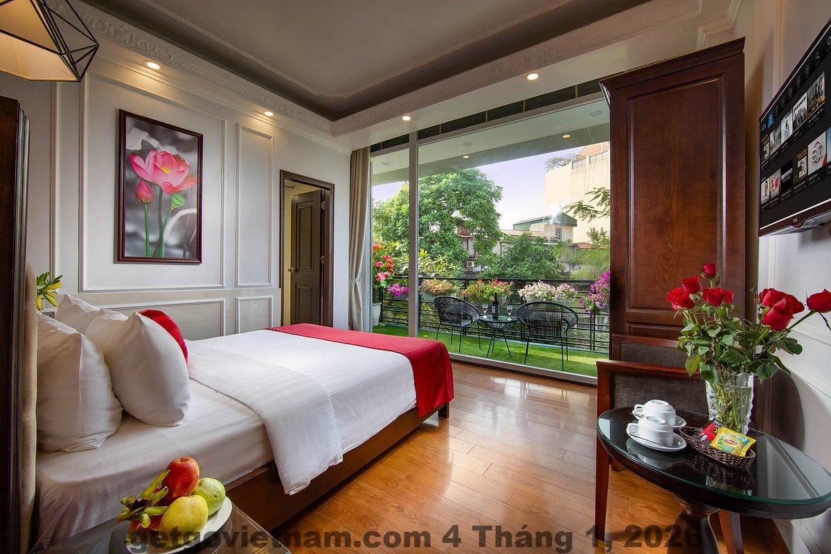 Mặt tiền khách sạn Hanoi Palace Hotel tại Hà Nội