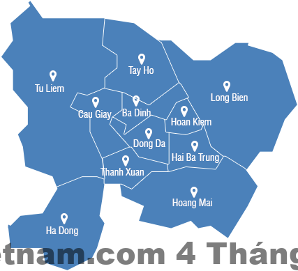 Bản đồ vị trí Hong Gia Tue Apartment tại khu vực Ba Đình Hà Nội