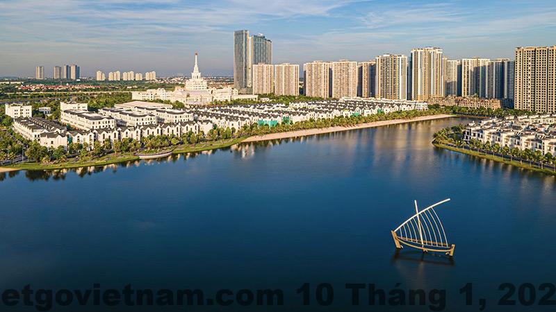 Khu tiện ích ăn uống và không gian công cộng tại Vinhomes Ocean Park