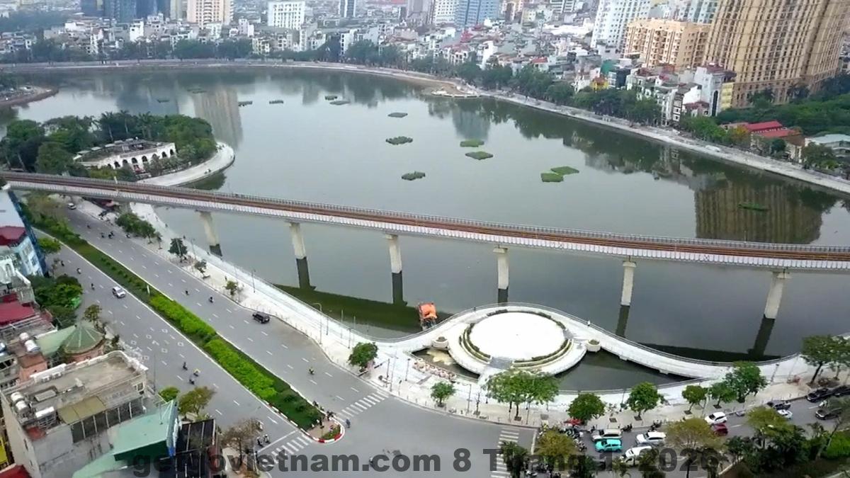 Khu vực hồ Hoàng Cầu – Đống Đa, điểm nhấn cảnh quan gần khách sạn Hovi Hoàng Cầu 3