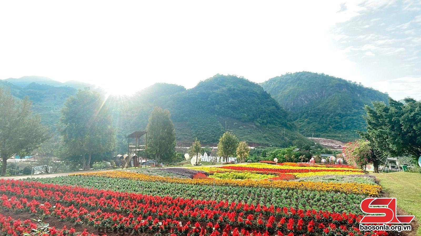 Khu vực Lương Sơn Hòa Bình với địa hình đồi núi và khu dân cư