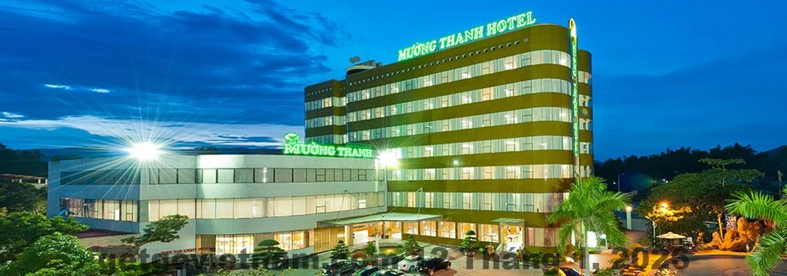 Khách sạn Mường Thanh với không gian thoáng đãng, hiện đại.