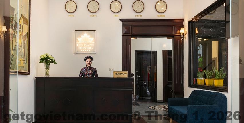 Khu vực ăn sáng tại Khách sạn Vọng Xưa, quy mô nhỏ