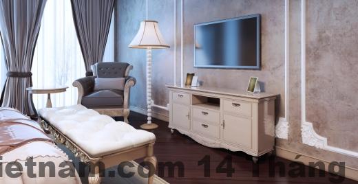 Không gian ăn uống đơn giản, chủ yếu khách ăn ngoài khu khách sạn