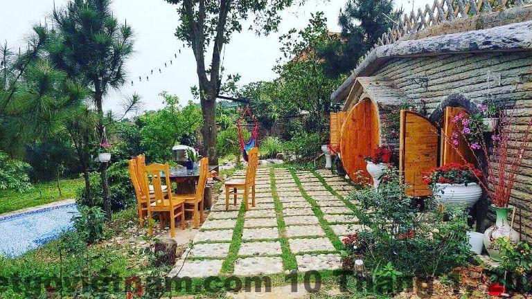 Khu vực Sóc Sơn gần sân bay Nội Bài về đêm yên tĩnh, ít dịch vụ, phù hợp nghỉ ngắn hạn