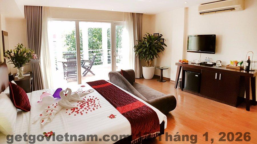Đánh giá Hanoian Hotel Hà Nội 2026 – Có đáng ở giữa Phố Cổ? 6 Khu vực ăn sáng tại Hanoian Hotel với phong cách ấm cúng