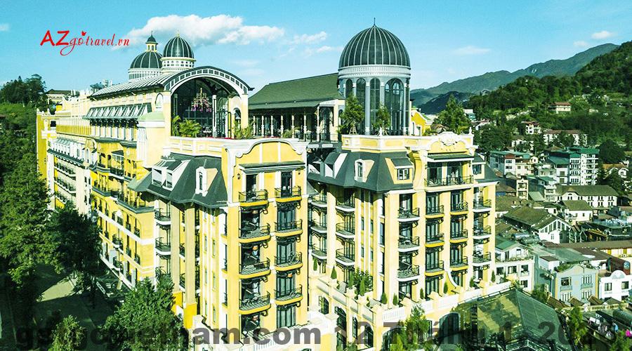 Vị trí Hotel De La Coupole Sapa ngay gần Sun Plaza, Nhà thờ Đá và quảng trường trung tâm