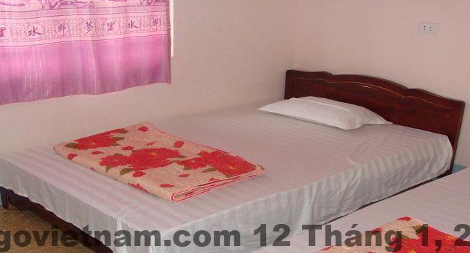 Phòng nghỉ tại khách sạn Suối Đậu.