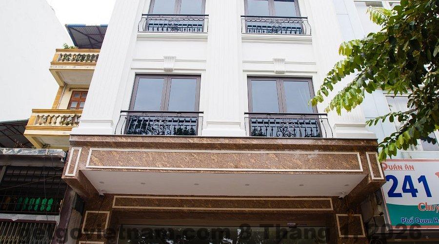 Khu vực lễ tân Granda Central Apartment với phong cách căn hộ dịch vụ đơn giản