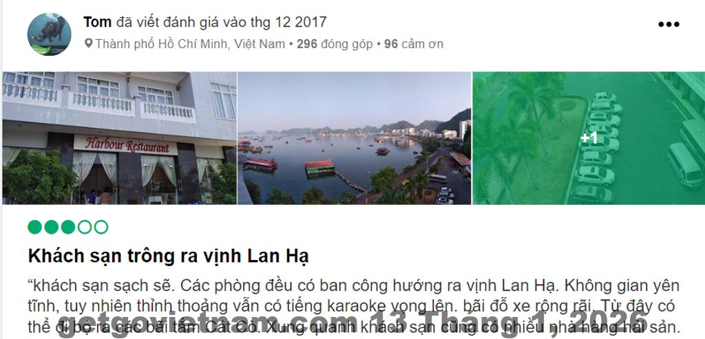 Giá cả hợp lý cho một kỳ nghỉ tại khách sạn gần biển Cát Bà