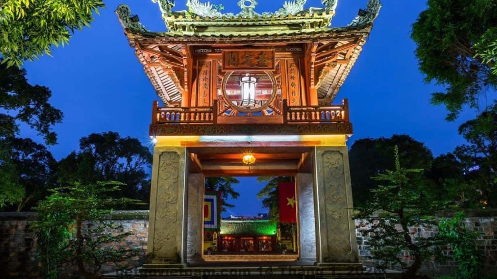 Khu vực ăn sáng tại Khách Sạn Văn Miếu