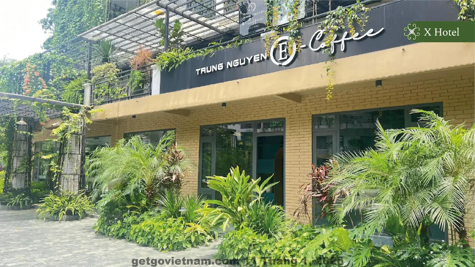 Không gian tổng thể X Hotel Thái Nguyên nhìn từ trên cao