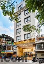 Khu vực ăn sáng nhỏ gọn tại ATS Hotel Hà Nội