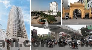 Khu vực lễ tân căn hộ dịch vụ tại Cầu Giấy