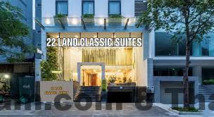 Quầy lễ tân 22Land Residence Suites Hotel với phong cách phục vụ lịch sự