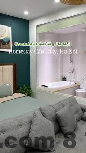 Khu lễ tân nhỏ gọn tại Lahomes Cầu Giấy phục vụ theo mô hình căn hộ dịch vụ